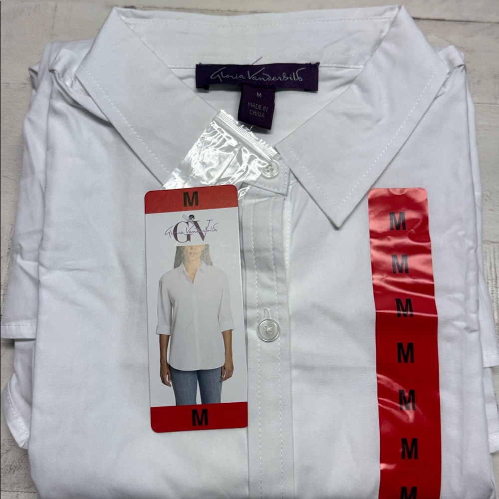 Gloria Vanderbilt Ladies' Amanda Woven Shirt nwt